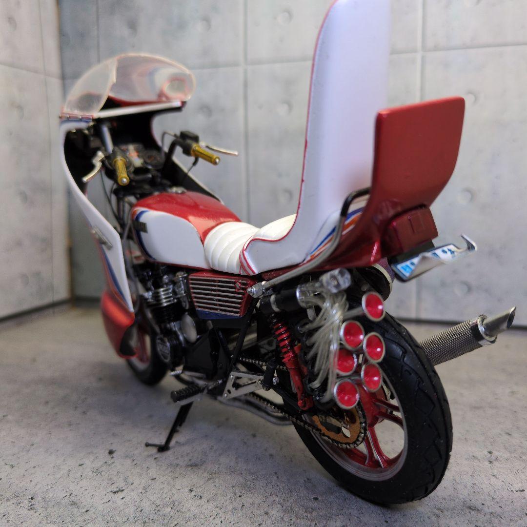 アオシマ製1/12ヤマハXJ400プラモデル