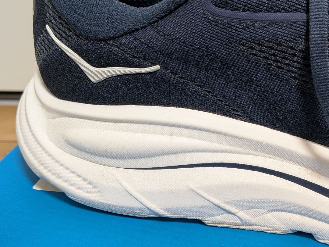 HOKA クリフトン10　ネイビー✕ホワイト 26.5cm