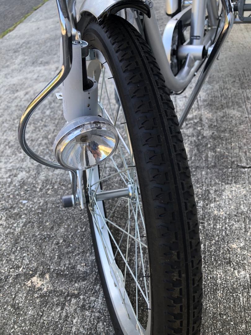 年末お値引き　引取り限定　レックス3輪シティサイクル グレー　20/16