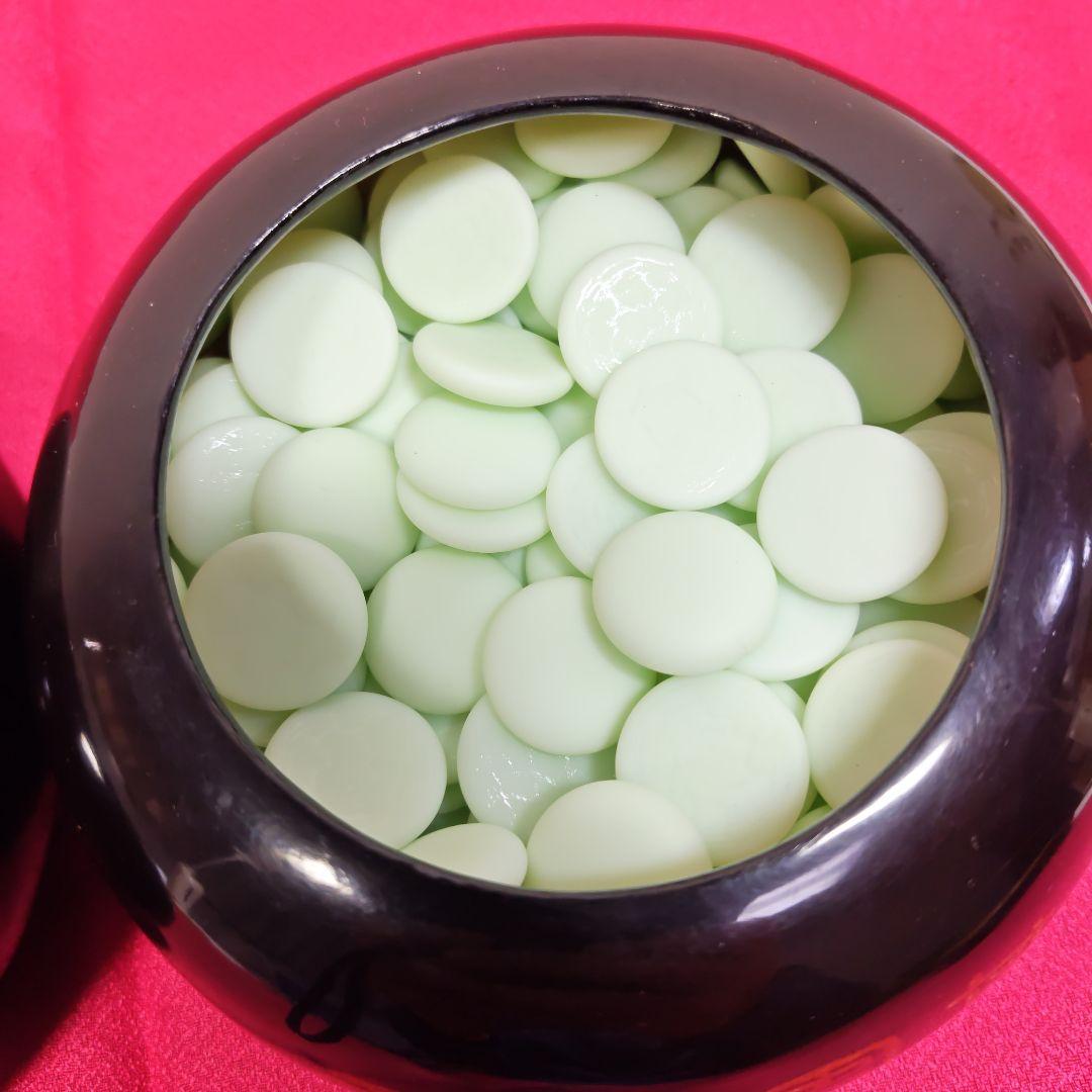 雲南囲碁　碁石　専用ケース&布製碁盤付き