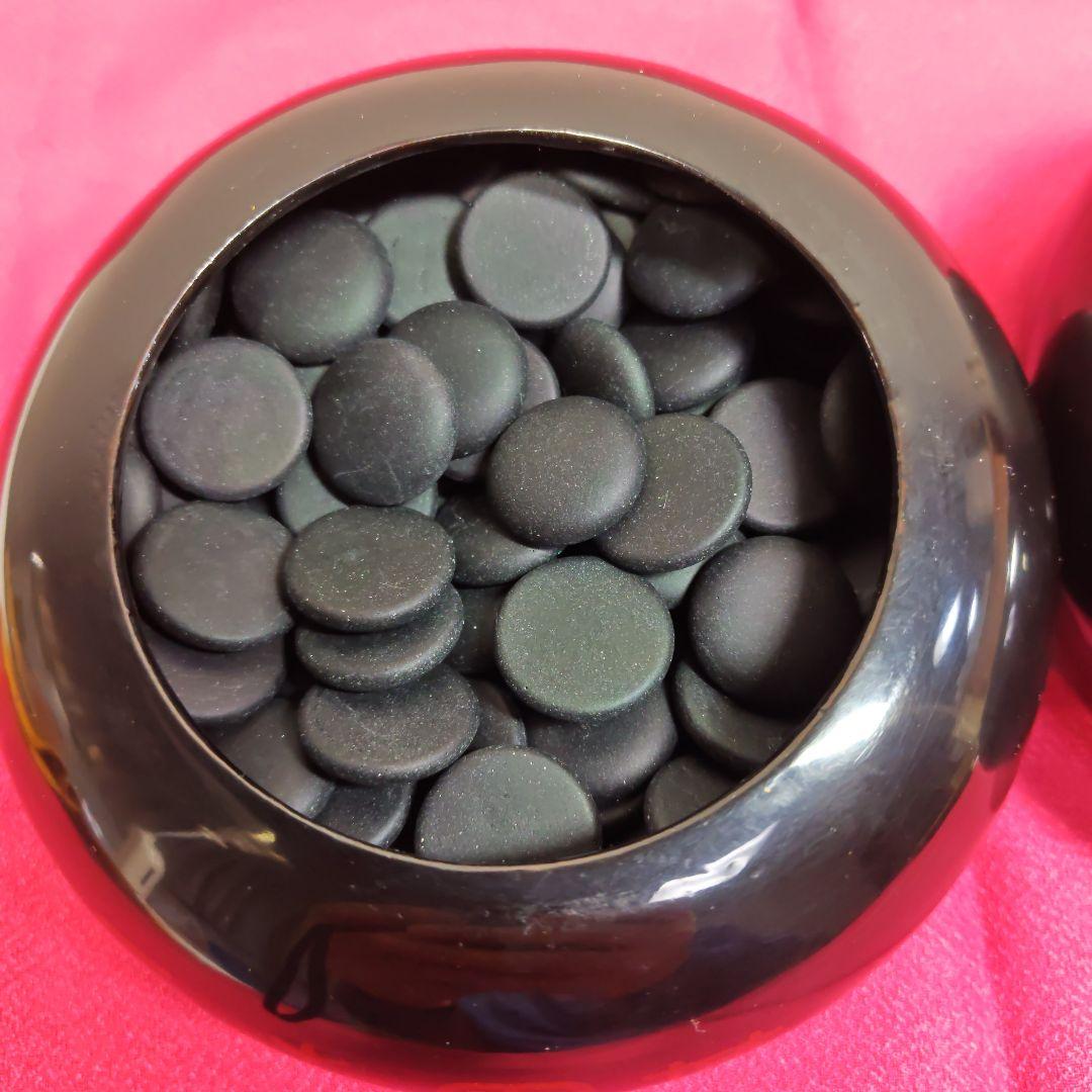 雲南囲碁　碁石　専用ケース&布製碁盤付き