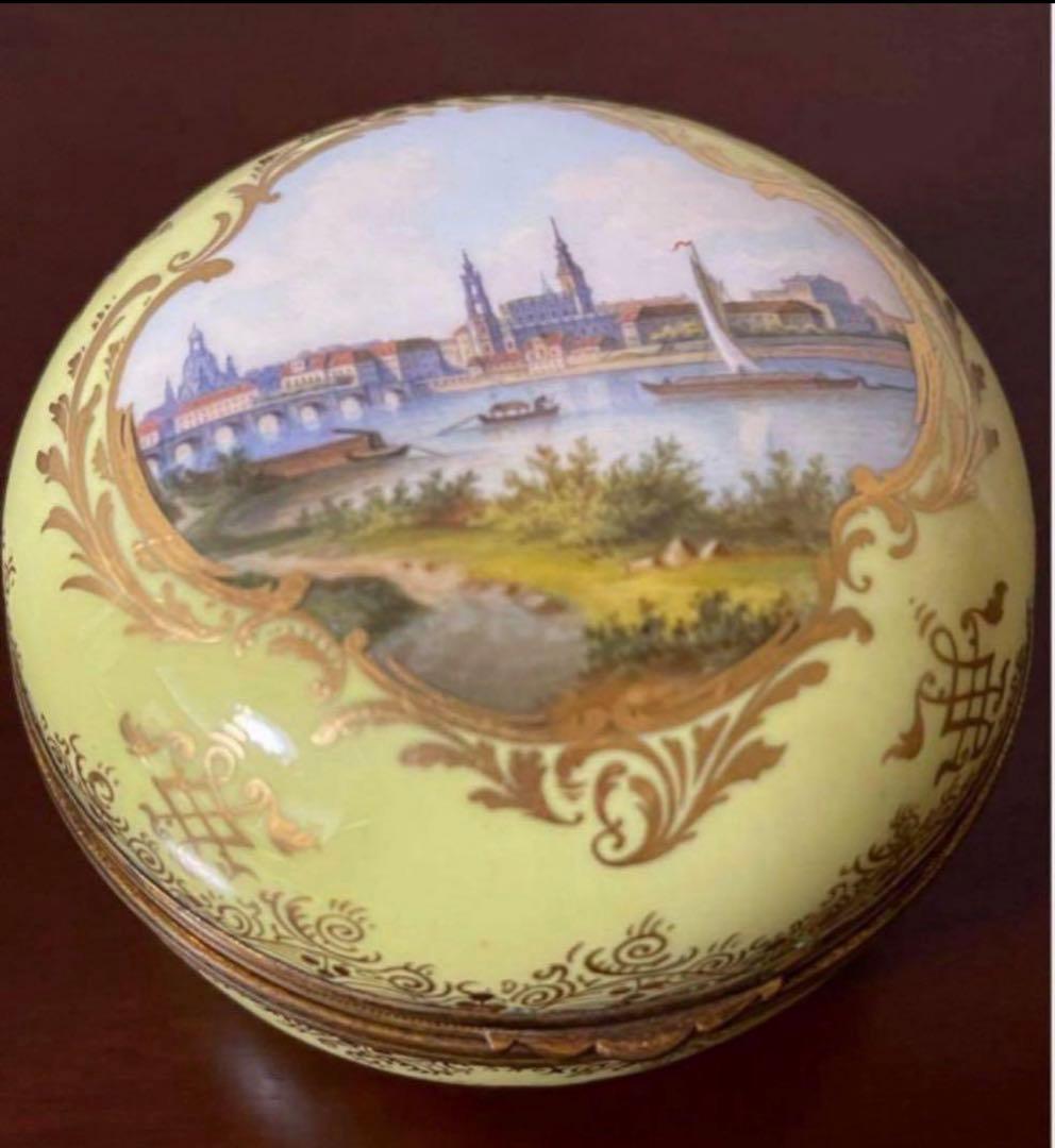 アンティークマイセン　ネームドビュー　【Dresden】