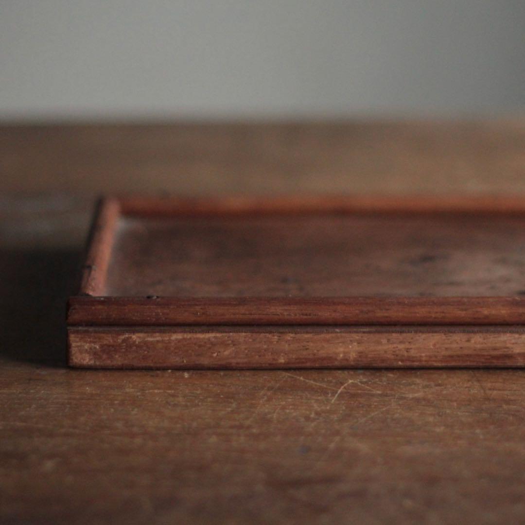 佳き木肌 木の トレイ トレー 古道具 アンティーク 煎茶道具 煎茶盆 独酌盆