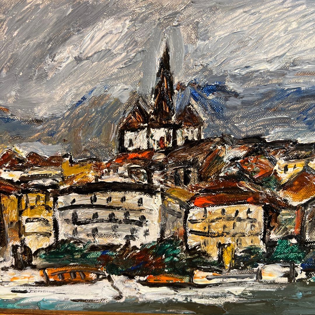 油彩画　作者不詳　児玉幸雄？