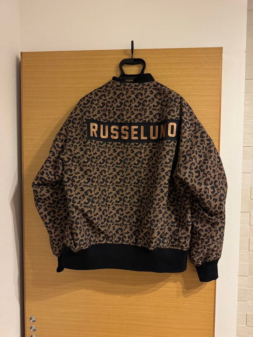 Russeluno ヒョウ柄 ボンバージャケット