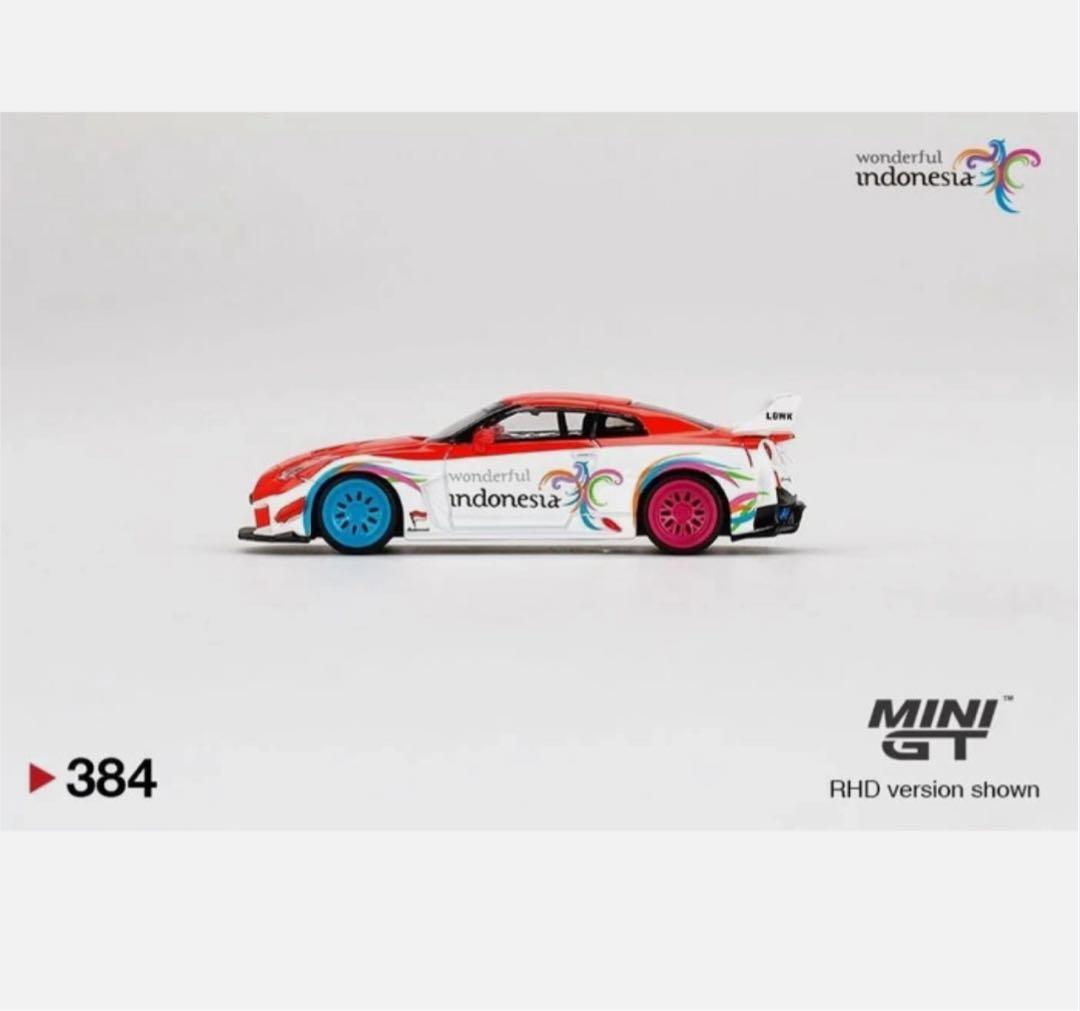 MINI GT 1/64 日産 GT-R R35 ワンダフルインドネシア 限定品