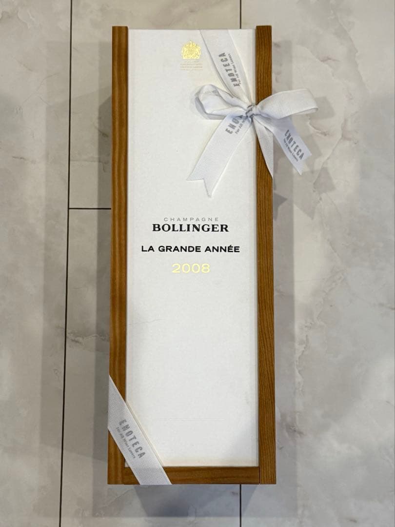 BollingerLa GrandeAnnée 2008 シャンパン　木箱付き