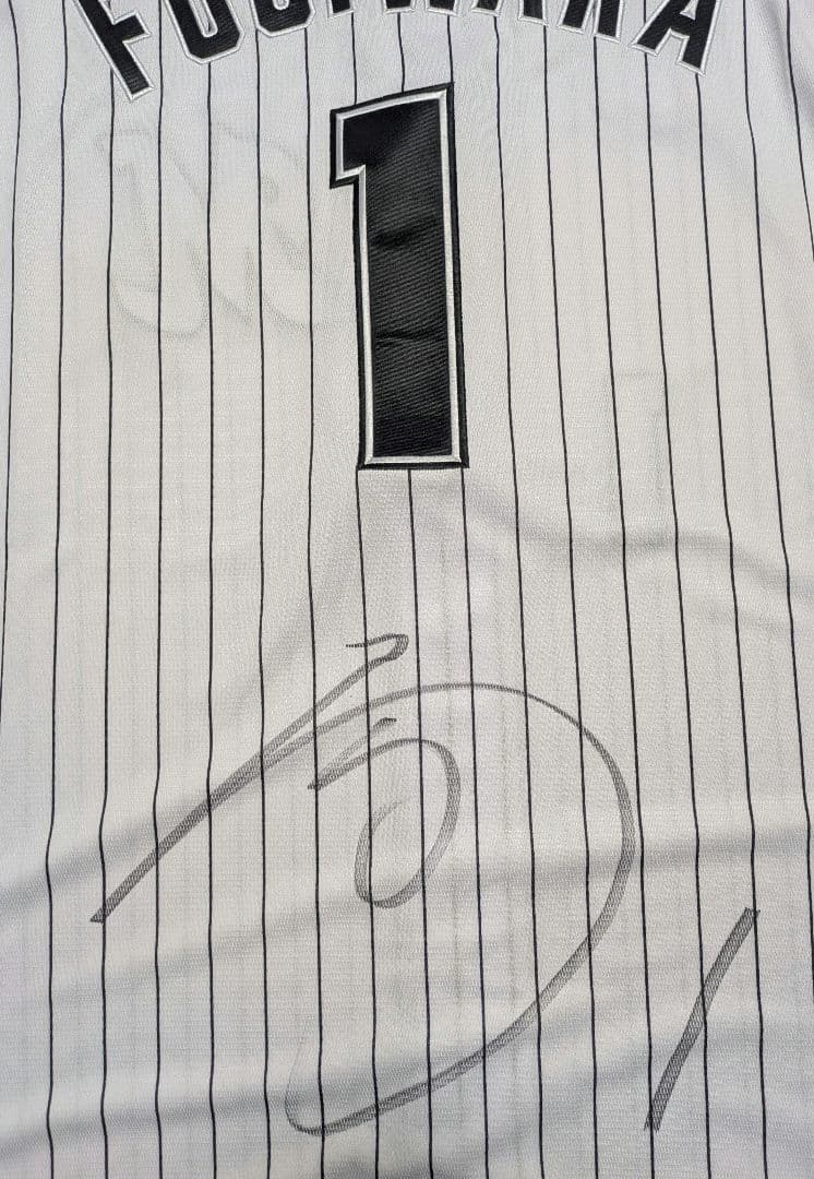 藤原恭大　千葉ロッテマリーンズ　レプリカユニホーム　Оサイズ　刺繍仕様　ホーム用