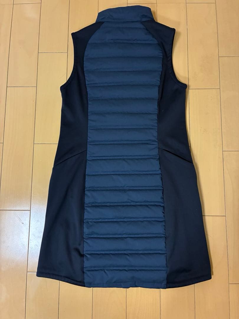 デサント　ゴルフ　レディース　ダウンロングベスト　ワンピース　Ⓜ️サイズ