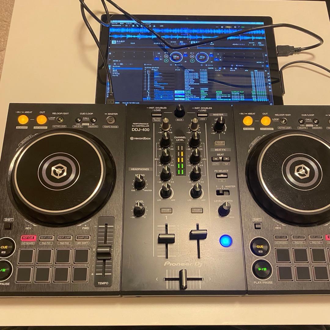 Pioneer DJ DDJ-400 コントローラー　ケーブル付