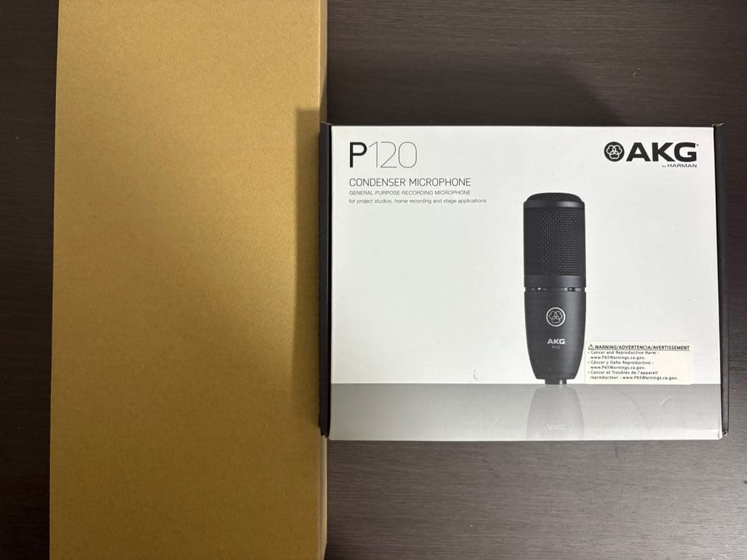 AKG アーカーゲー P120 コンデンサーマイク マイクスタンドセット