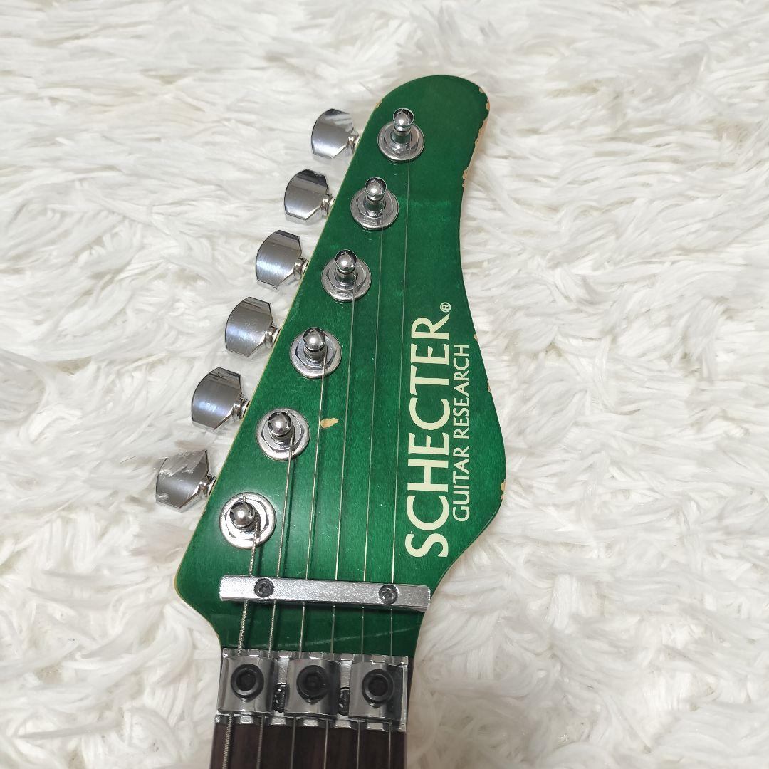 ギター Schecter SD-2-24-AS/R See-Thru Green