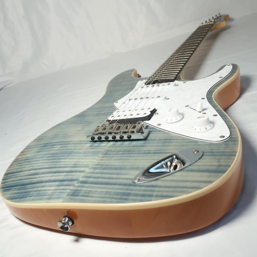 美品 AriaProII 714-AE200 エレキギター ギグバッグ付 ブルー