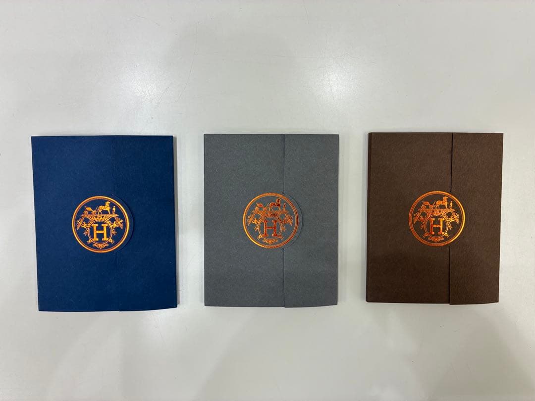 新品 HERMES エルメス 付箋 3カラーセット 箱付