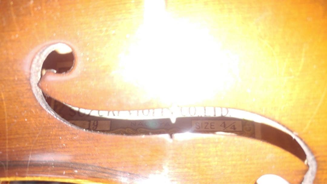 SUZUKI VIOLIN 鈴木バイオリン No.19 4/4 試奏動画あり