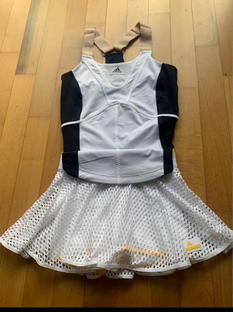adidas Stella McCartney テニス白スカート・ステラ・S