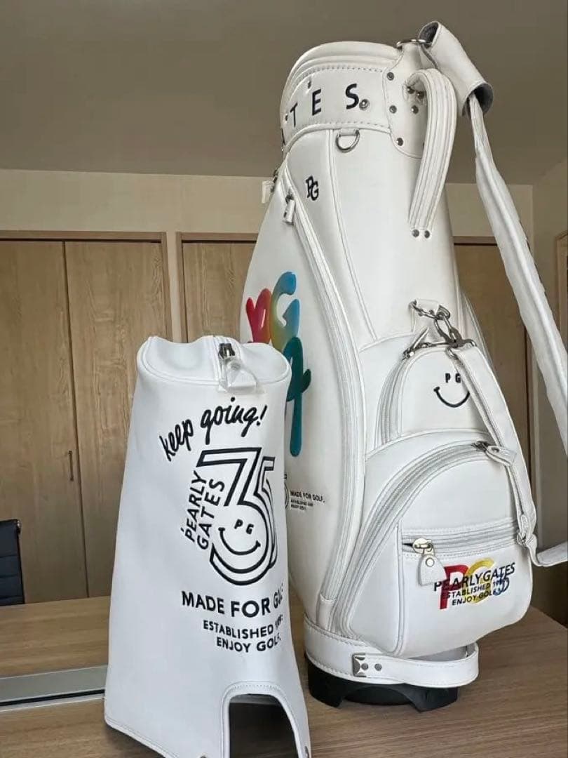 【限定・美品】PEARLY GATES35周年キャディバッグ