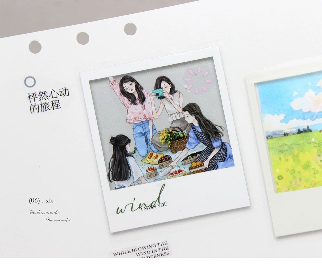 moodtape《自然一刻》海外マスキングテープ　マステ 【2350】