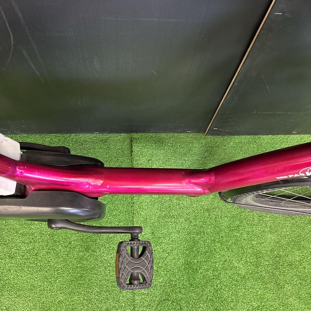 電動自転車 YAMAHA PAS kiss ピンク 3人乗り対応　5
