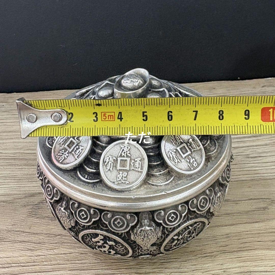 銅器 聚宝盆 客間 玄関 茶室 執務室 開運風水 招財 置物 工芸品 装飾品