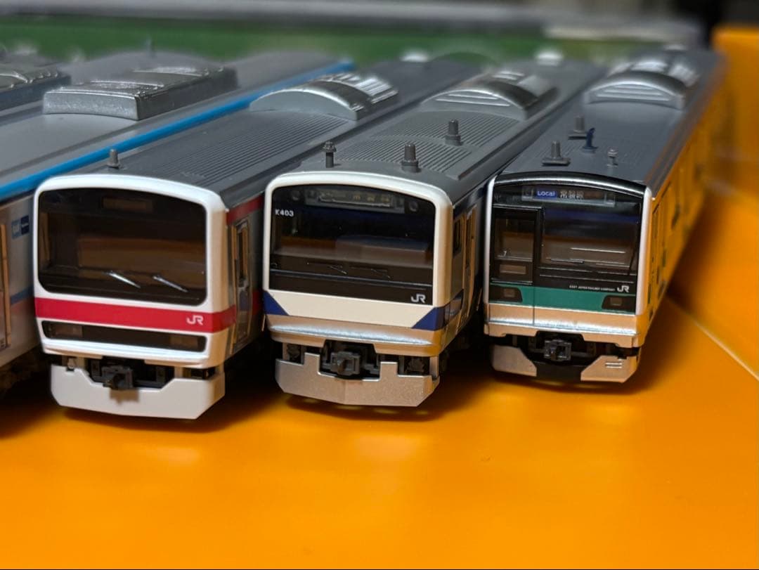 Nゲージ先頭車8両セット キーホルダー付き