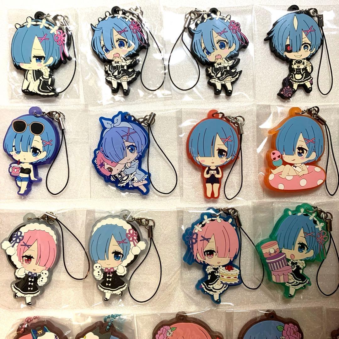 リゼロ　レム　ラム　ラバーストラップ　まとめ売り　セット