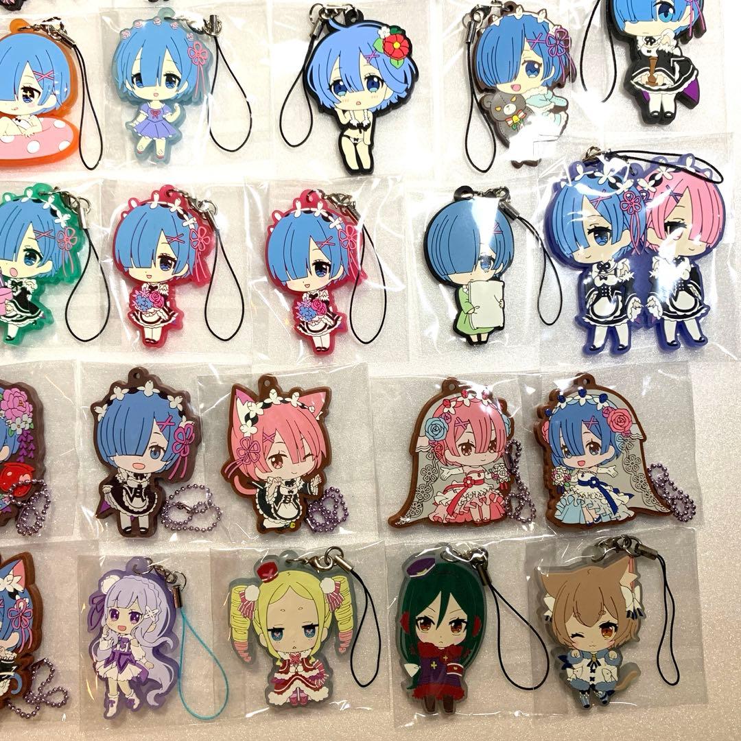 リゼロ　レム　ラム　ラバーストラップ　まとめ売り　セット