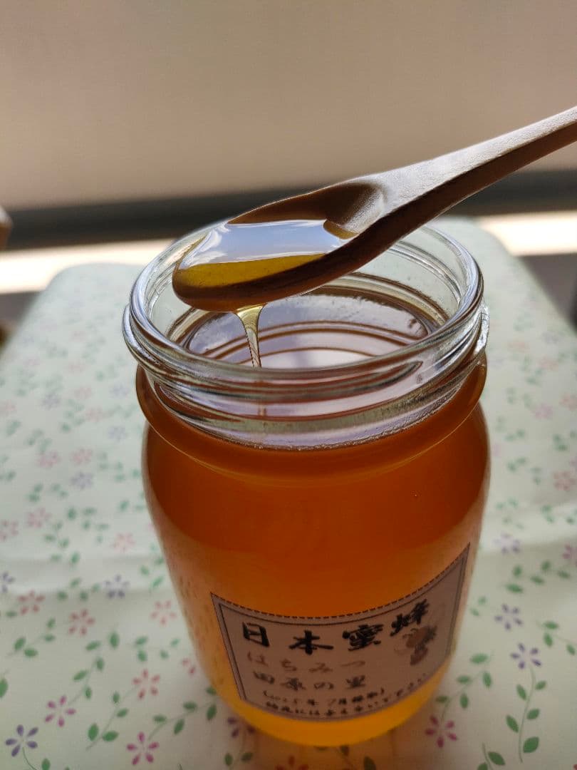 ぷぅ−、実容量600g×2瓶　日本ミツバチの蜂蜜