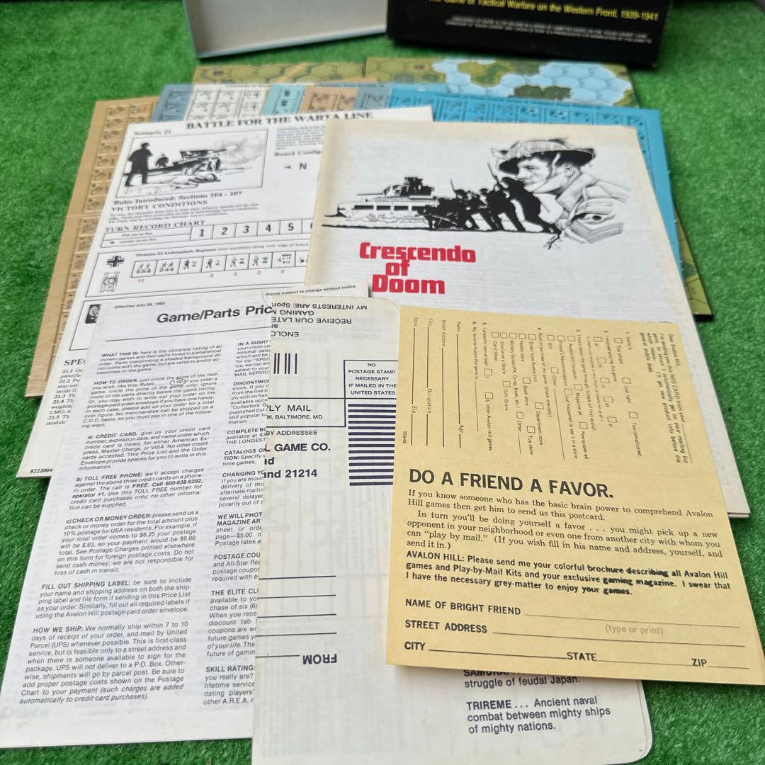 未使用　アバロンヒル　Crescendo of Doom