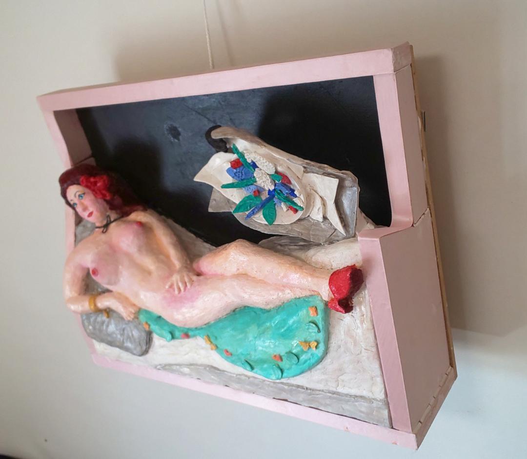 「横たわる裸婦」（未来絵画）