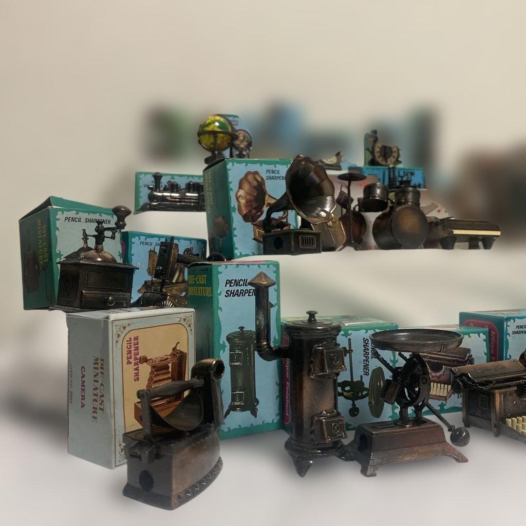 超希少！ダイキャスト鉛筆削り 昭和レトロ 30点セット 全て箱入り