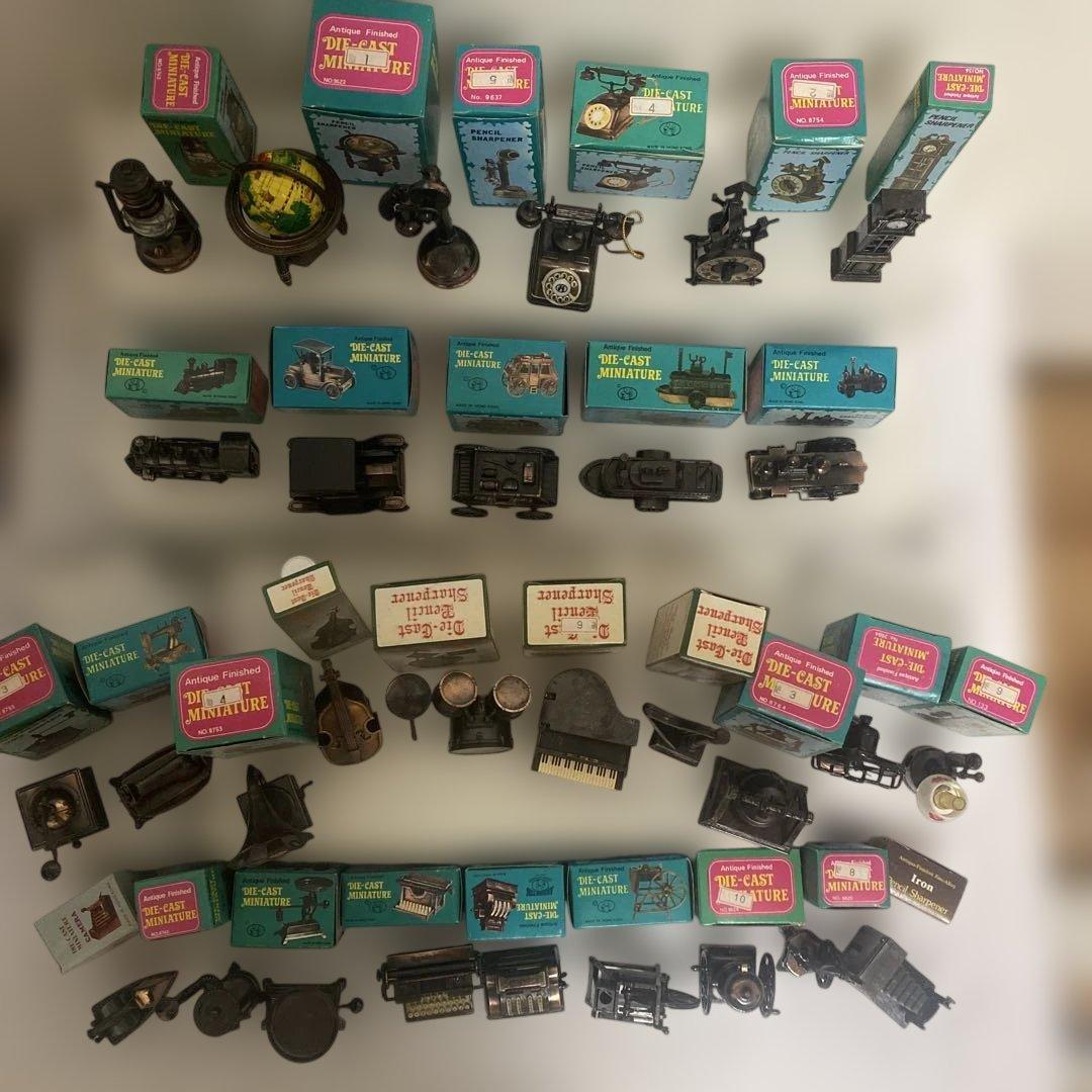 超希少！ダイキャスト鉛筆削り 昭和レトロ 30点セット 全て箱入り