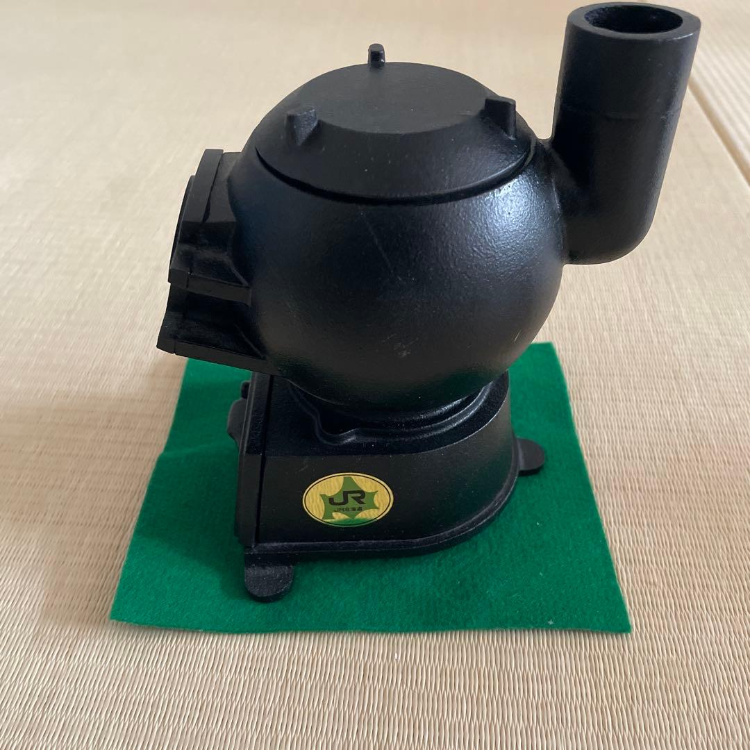 た*ん様 JR ストーブ型オブジェ 黒　ダルマストーブ　JR北海道