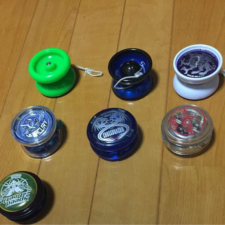 ハイパーヨーヨー収納ボックス、その他ヨーヨー7種、