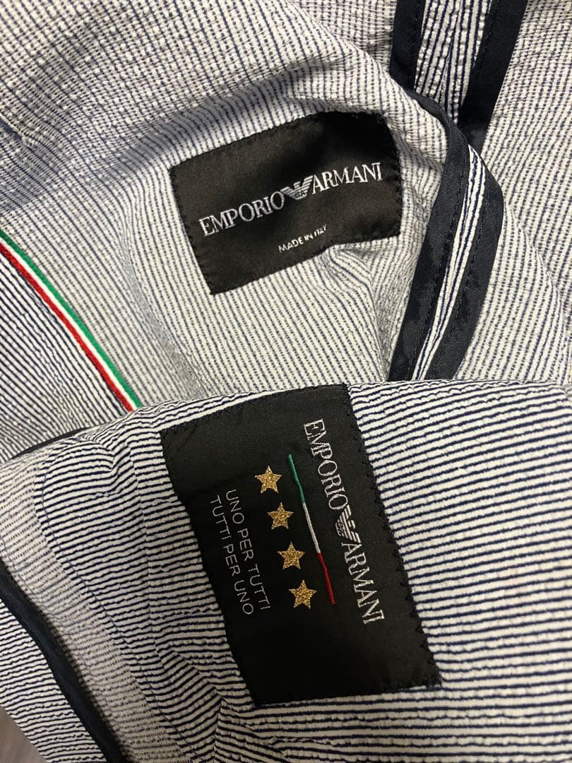 実使用品　イタリア代表エンポリオアルマーニ　ジャケットスーツ　サイズ46 支給