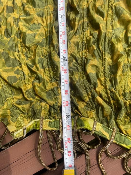 米軍　放出品　激レア　パラシュート生地　アメリカ軍