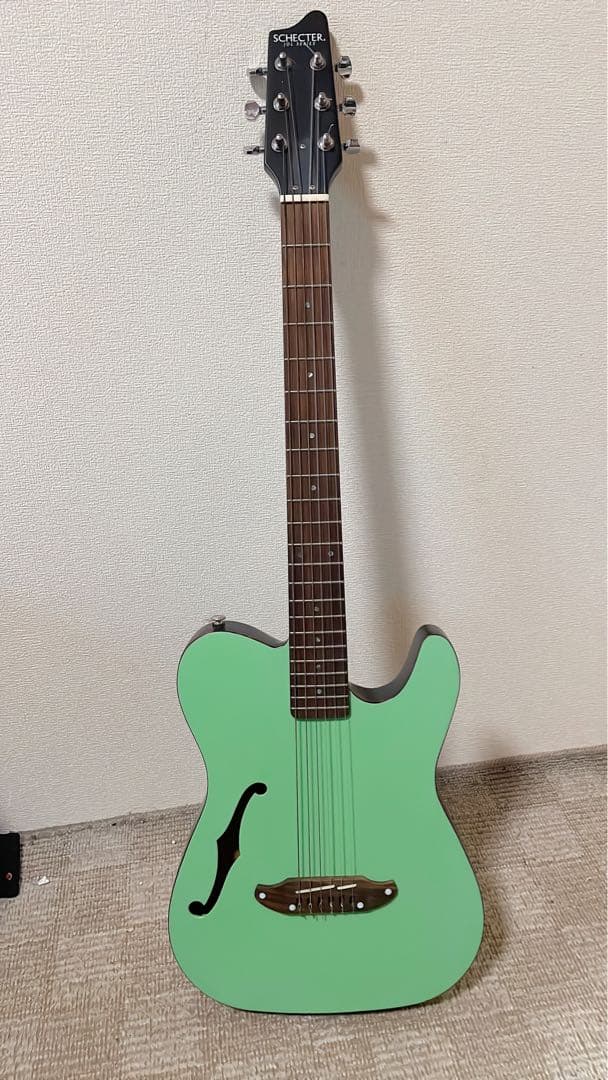 ギター SCHECTER / OL-FL Satin Surf Green
