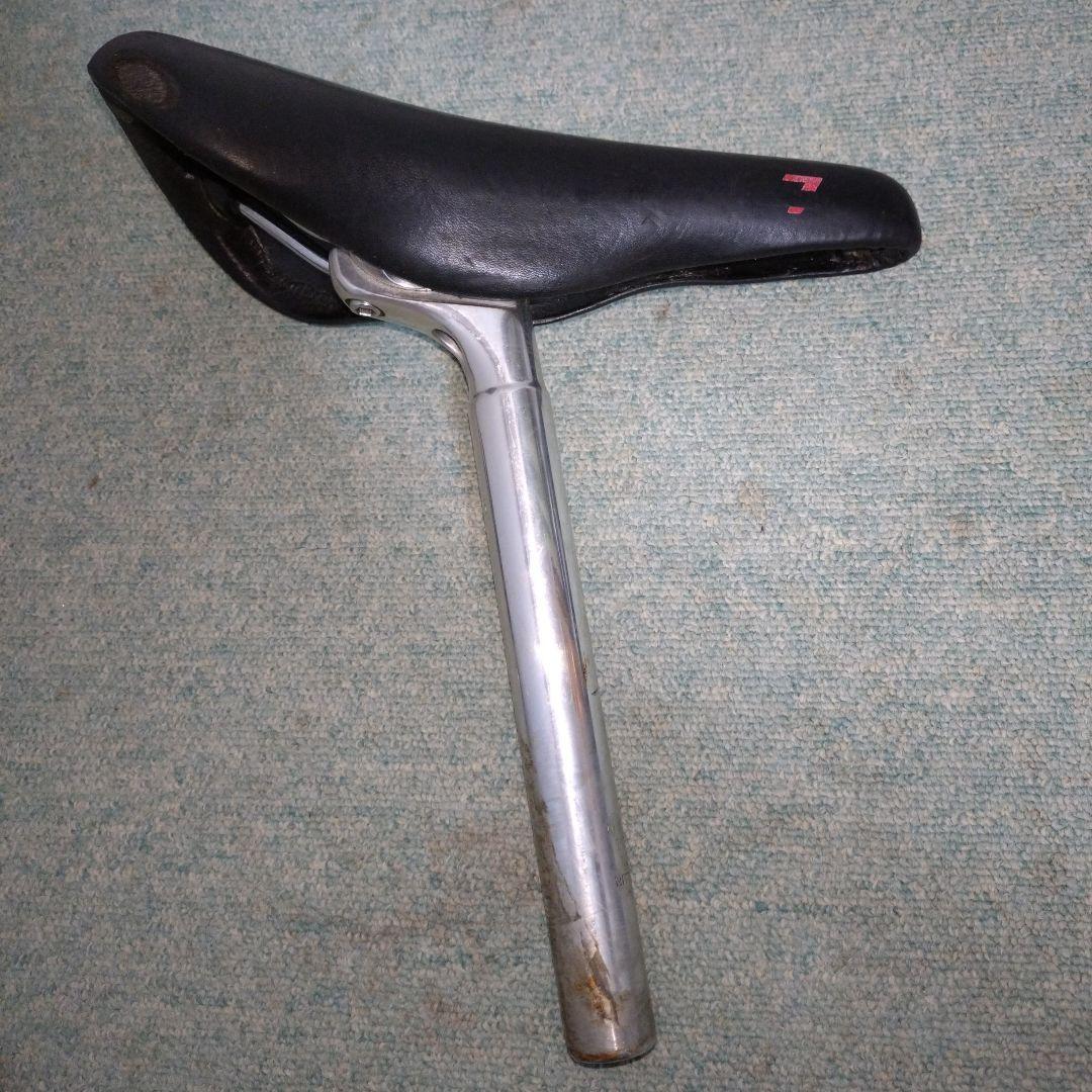 競輪　FIVEGOLD7（黒）NITTOシートポスト（ロング）径27.2cm