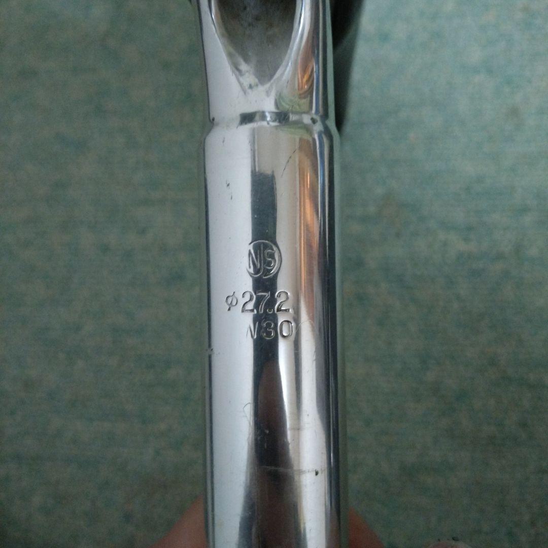 競輪　FIVEGOLD7（黒）NITTOシートポスト（ロング）径27.2cm