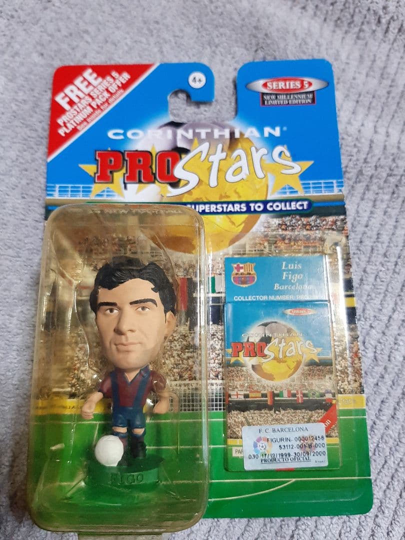 激レア コリンシアン プロスターズ フィーゴ バルセロナ フィギュア サッカー