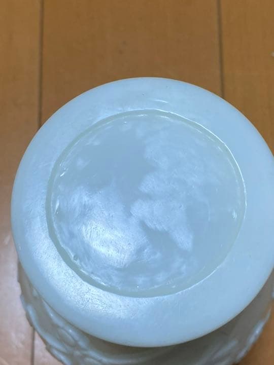 古いガラスの花瓶 中国清朝 乾隆硝子 骨董 唐物