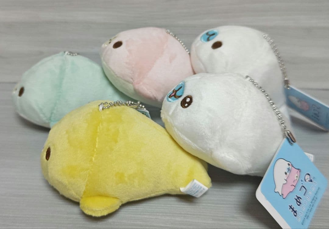 ラスト！レア♡まめゴマ ぬいぐるみ マスコット ボールチェーン コンプ