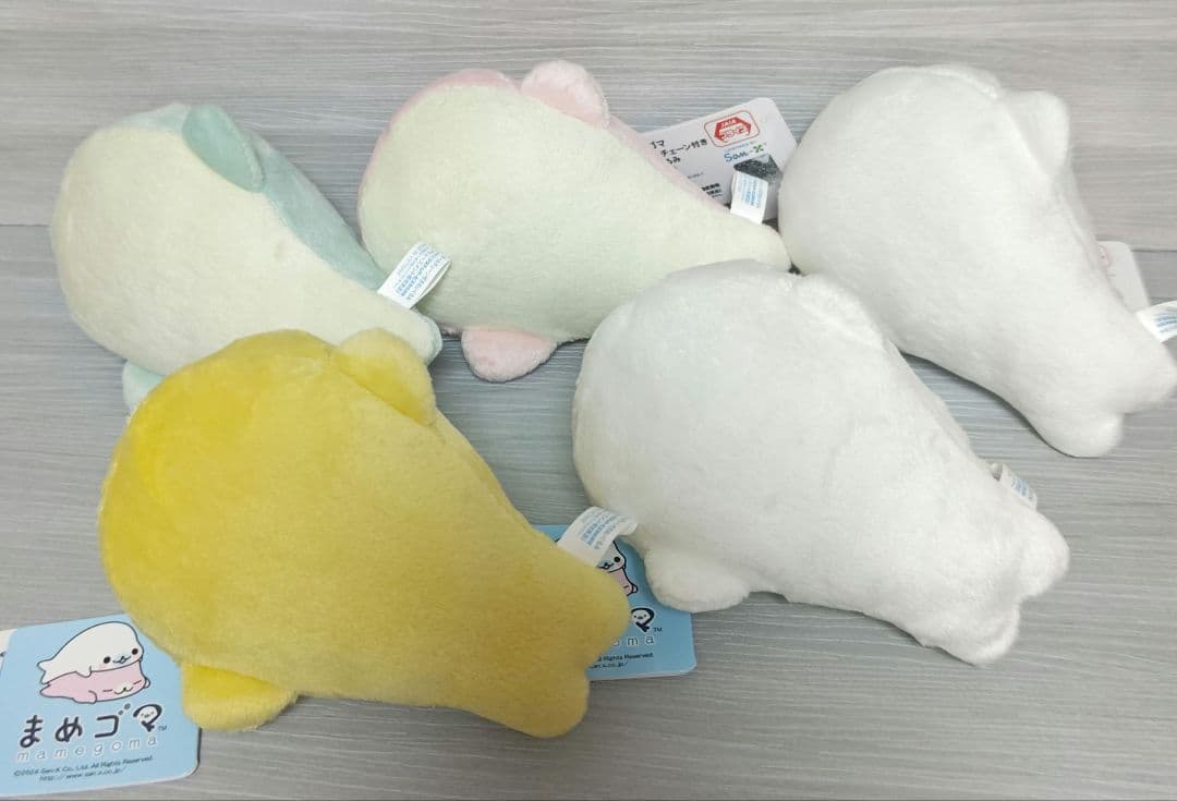 ラスト！レア♡まめゴマ ぬいぐるみ マスコット ボールチェーン コンプ