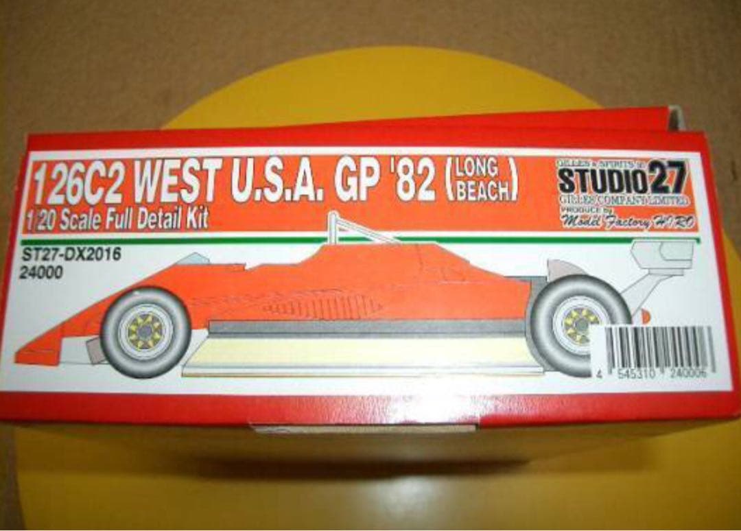 1/20 スタジオ27 フェラーリ126C2 USAGP メタルキット