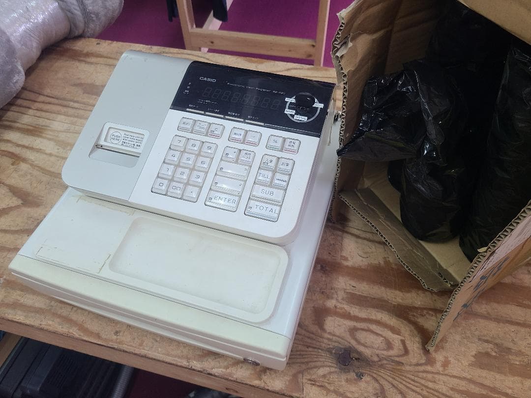 CASIO カシオ SE-S20 レジスター + 47 レシートロール付属