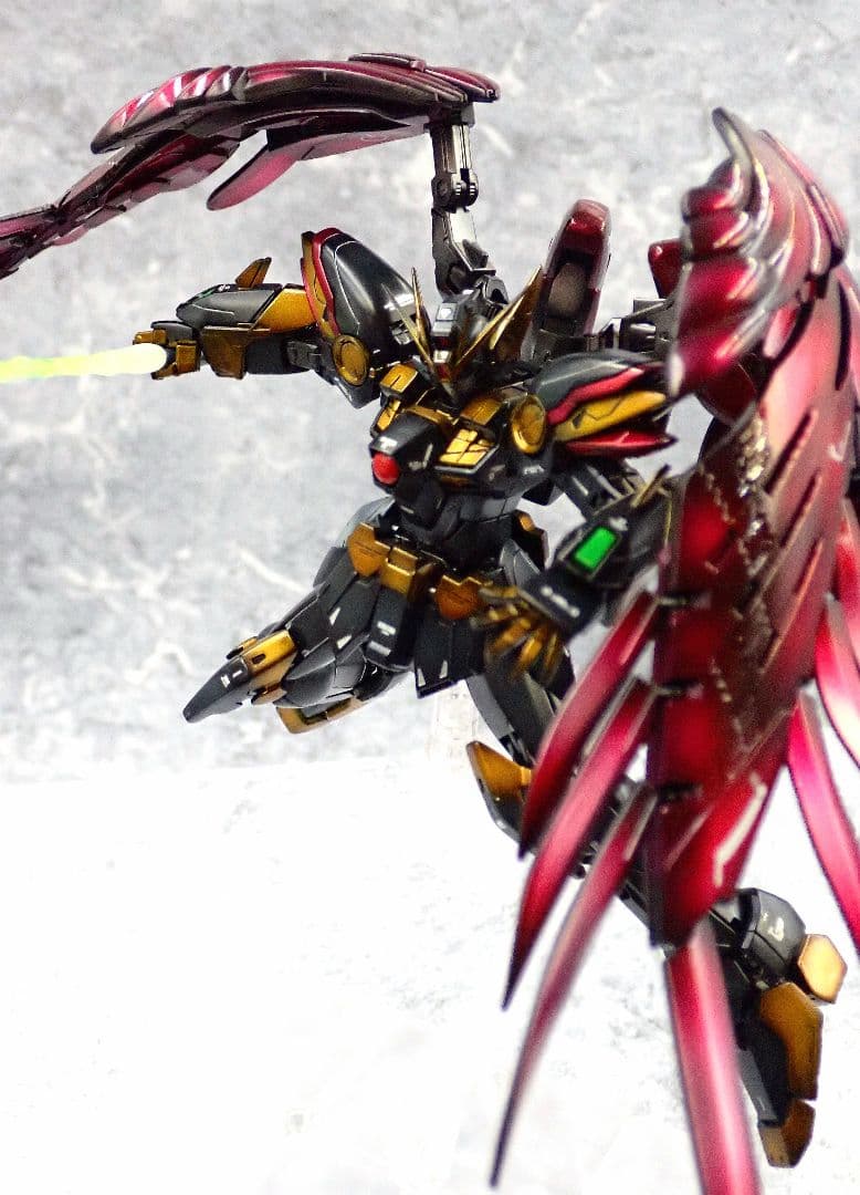 RG ウイングガンダムゼロリベリオン 全塗装 ガンプラ 塗装済み 完成品