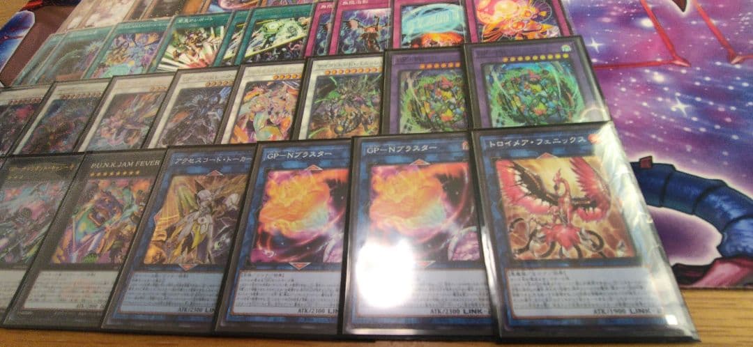 遊戯王　パンクGP　ガチ構築　スリーブ付き　うらら　増殖するG　バロネス