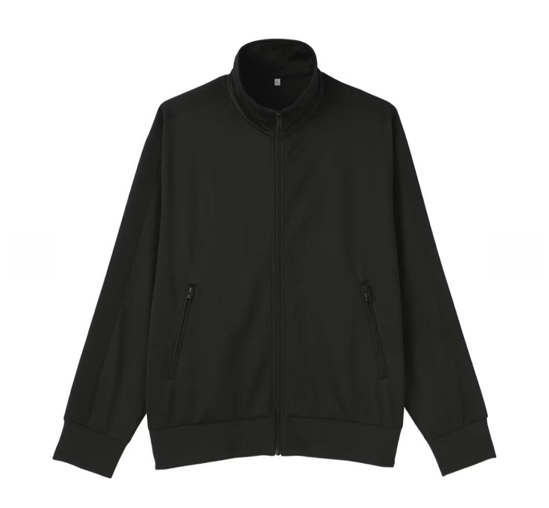 muji labo 2025FW ユニフォーム素材で作ったトラックジャケット 黒