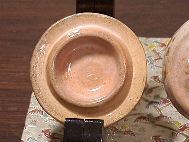 京焼・清水焼　黒田雲楽作　虎　香合　無傷　保護箱　保証。