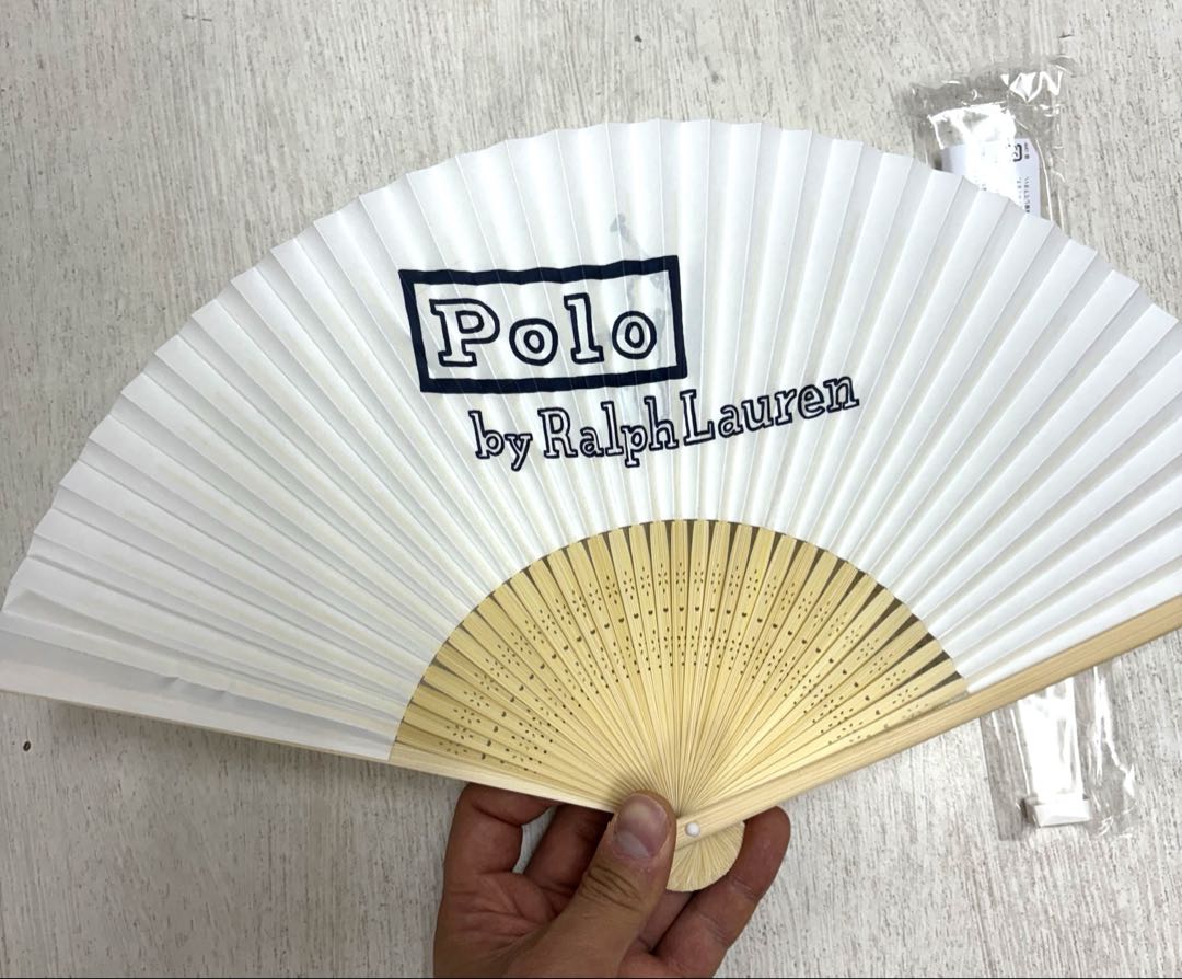 POLO RALPH LAUREN 3点セット　ピンバッジセット＋扇子+風呂敷